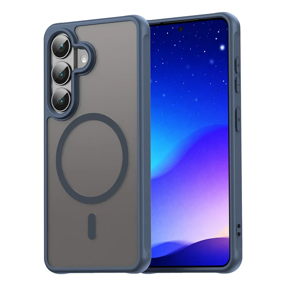 Custodia MagSafe per Samsung Galaxy S26 S942, Techsuit, HaloFrost II, Blu Navy - immagine 1