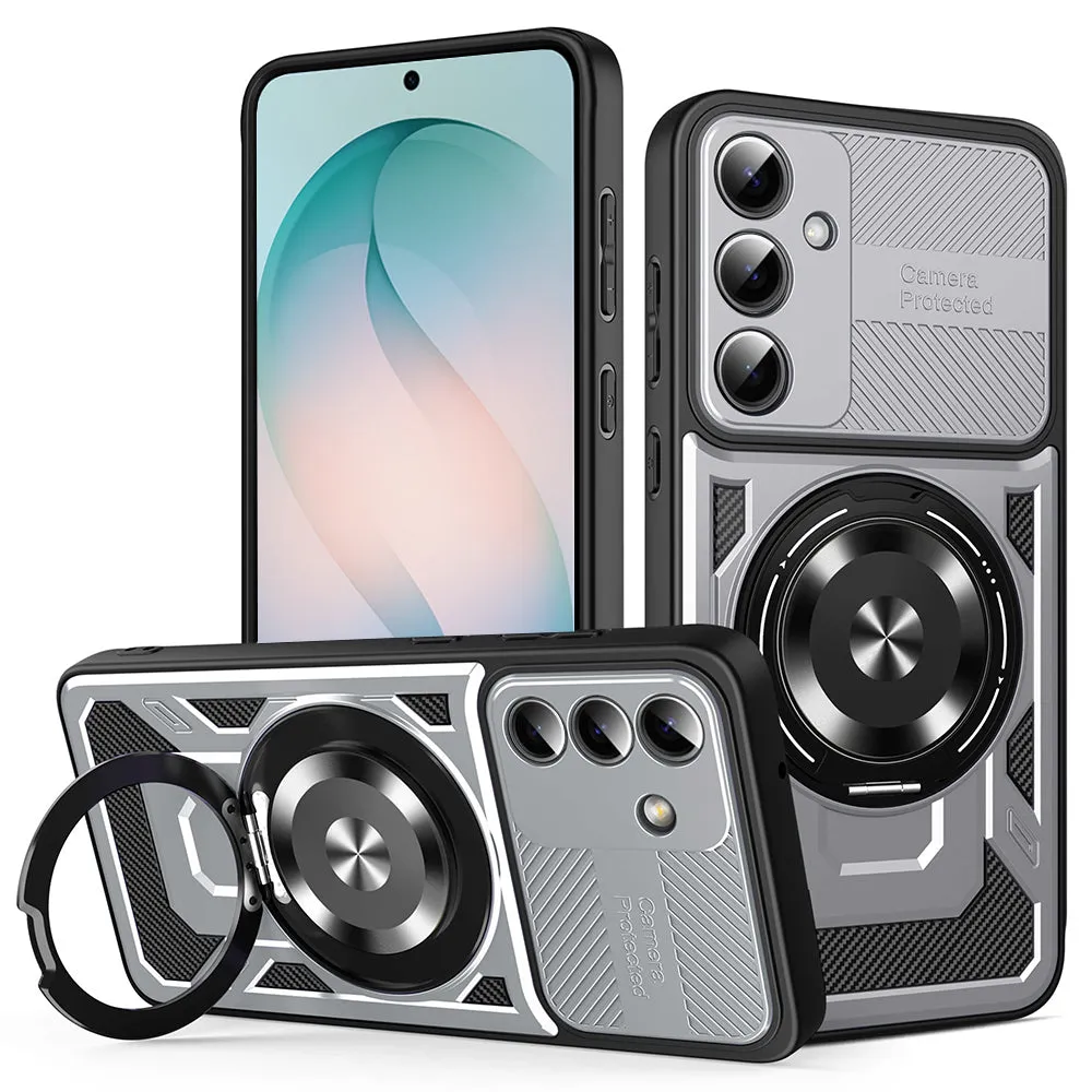 Custodia per Samsung Galaxy S26 Plus S947, Techsuit, RuggedCam, Grigio - immagine 1