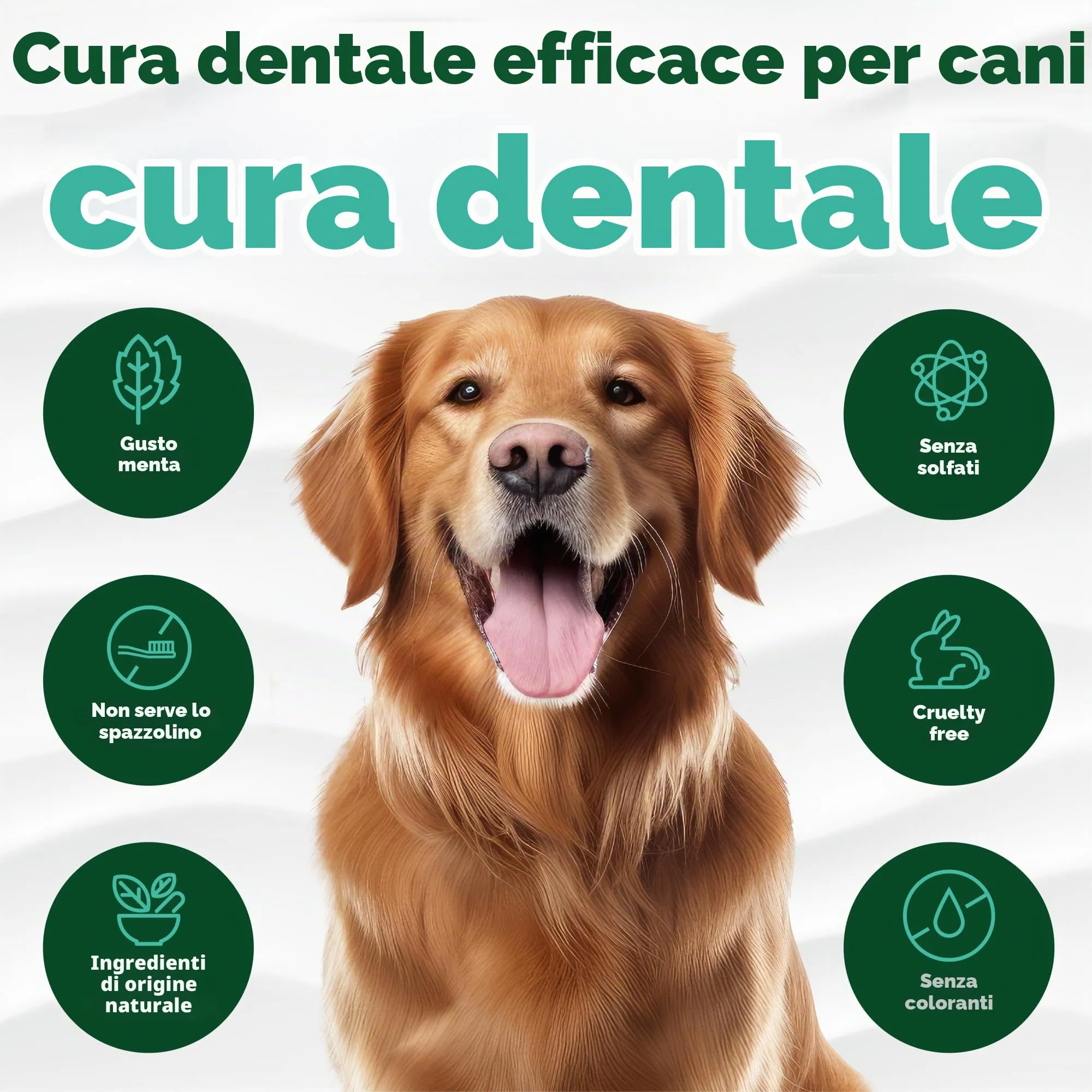Fresh Breath by TropiClean - Gel di Igiene Dentale per Cani - Denti Puliti, Senza Spazzolare - Contro Placca & Tartaro - Original - 118 ml - immagine 4