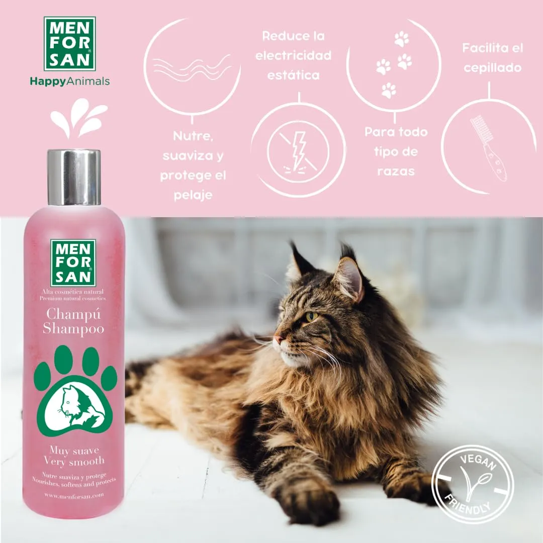 Shampoing pour animaux de compagnie Menforsan Chats Fraise (300 ml) - immagine 3