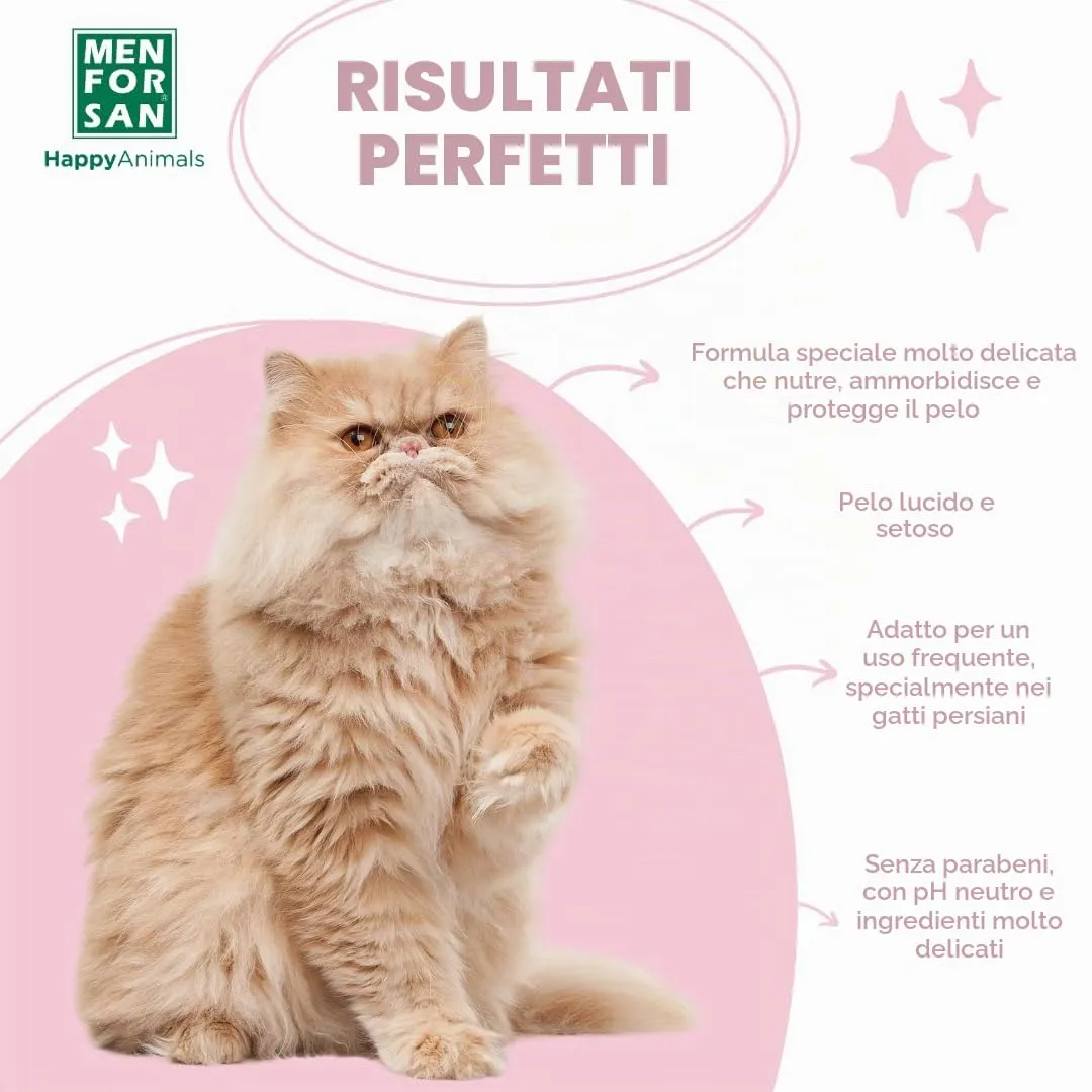 Shampoing pour animaux de compagnie Menforsan Chats Fraise (300 ml) - immagine 6