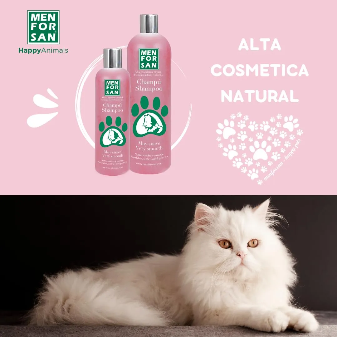 Shampoing pour animaux de compagnie Menforsan Chats Fraise (300 ml) - immagine 8