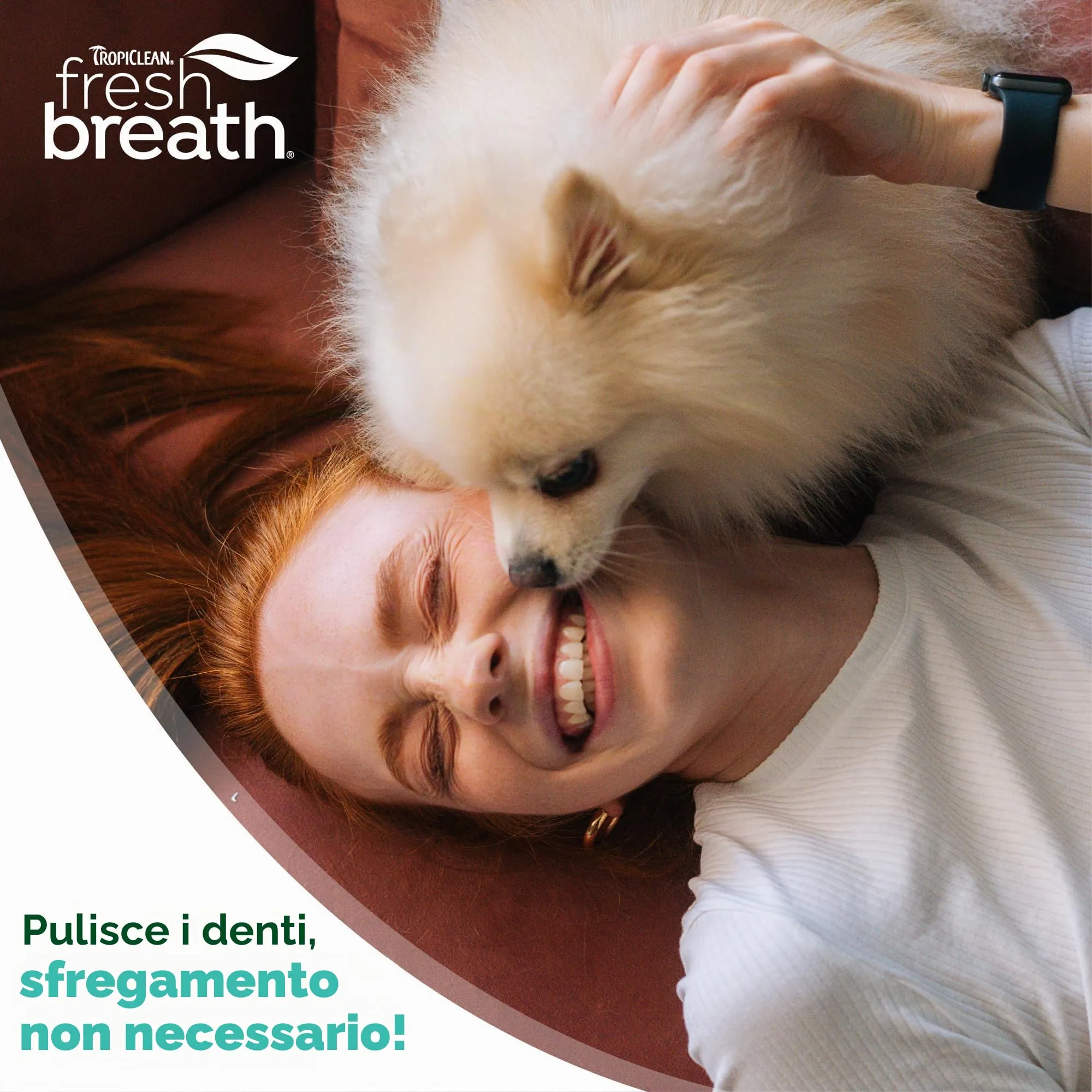 Fresh Breath by TropiClean - Gel di Igiene Dentale per Cuccioli - Denti Puliti, Senza Spazzolare - Combatti Placca & Tartaro - 59 ml - immagine 7