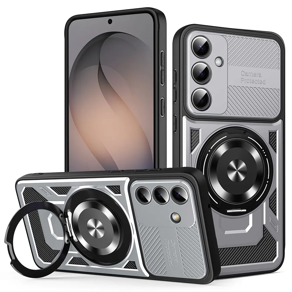 Custodia per Samsung Galaxy S26 S942, Techsuit, RuggedCam, Grigio - immagine 1