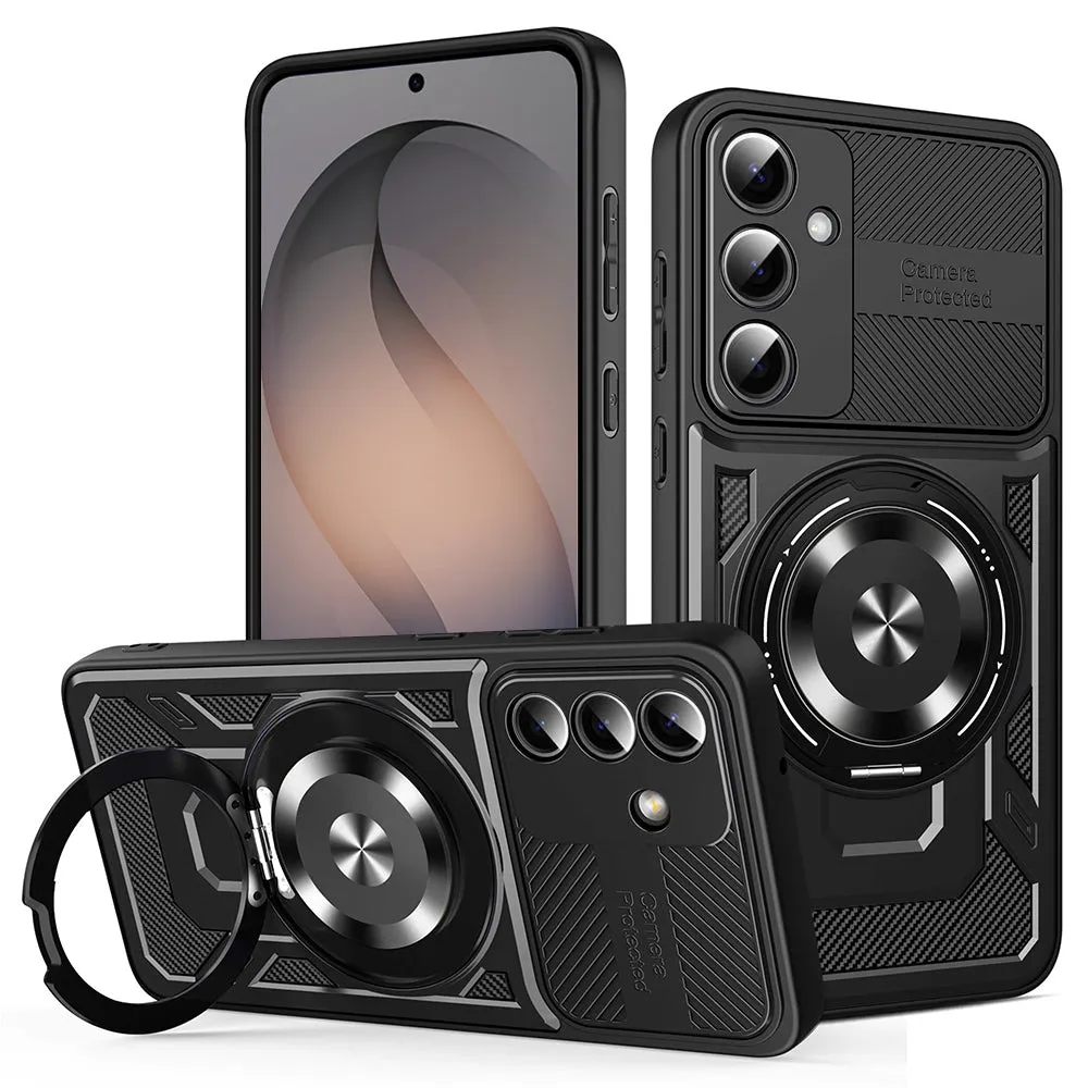 Custodia per Samsung Galaxy S26 S942, Techsuit, RuggedCam, Nera - immagine 1