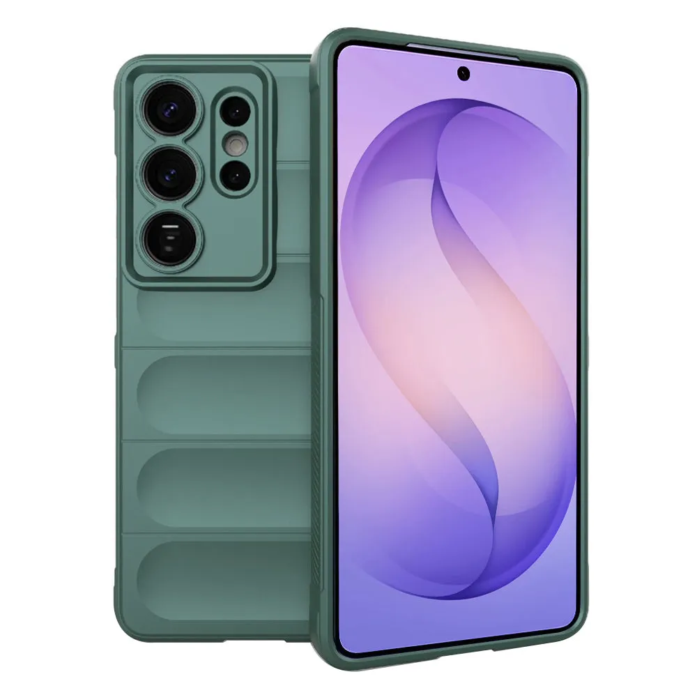 Custodia per Samsung Galaxy S26 Ultra S948, Techsuit, Magic Shield, Verde - immagine 1