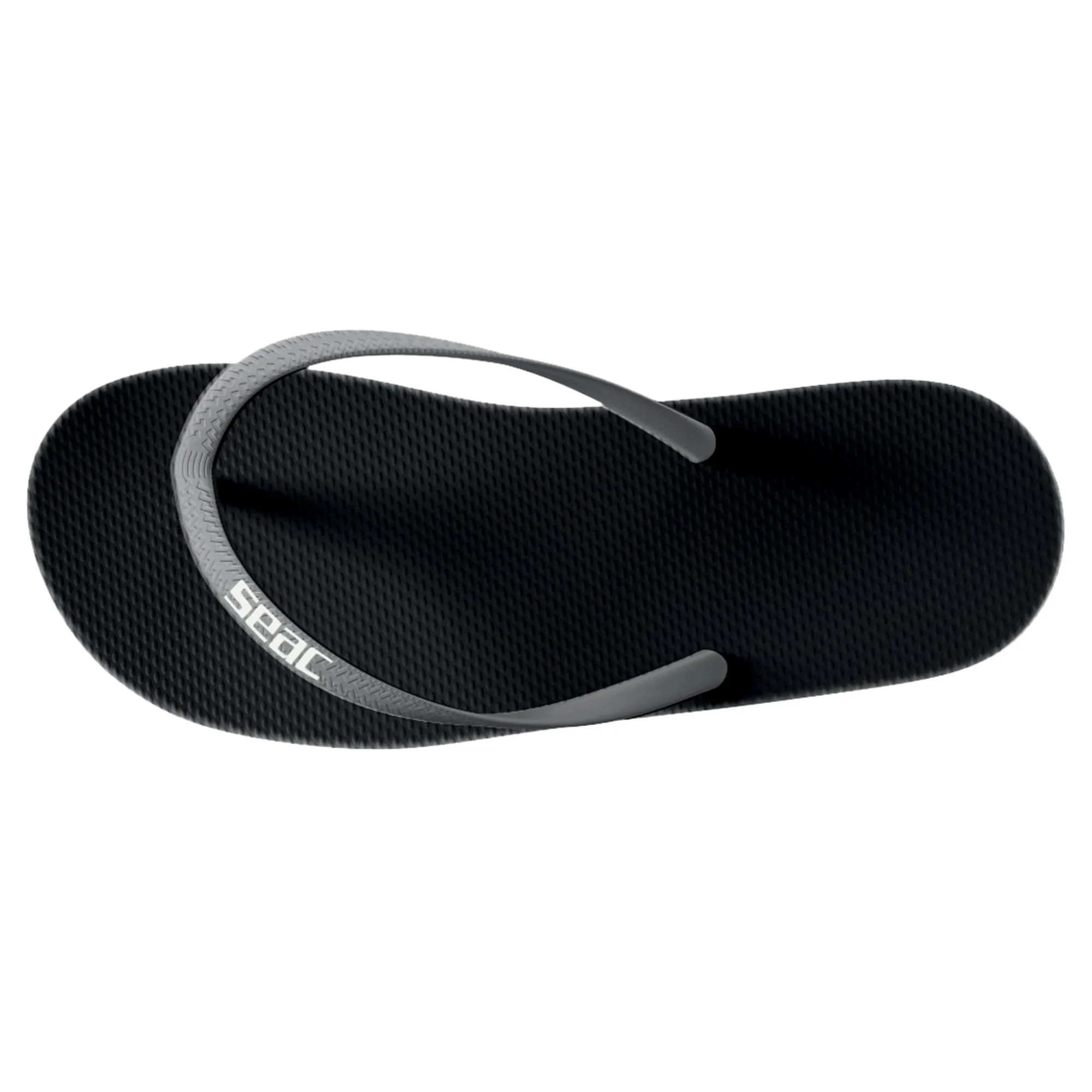 SEAC Ohau, Infradito in Gomma per Mare, Piscina, Spiaggia e Barca, Nero/Grigio, 35/36 - immagine 4