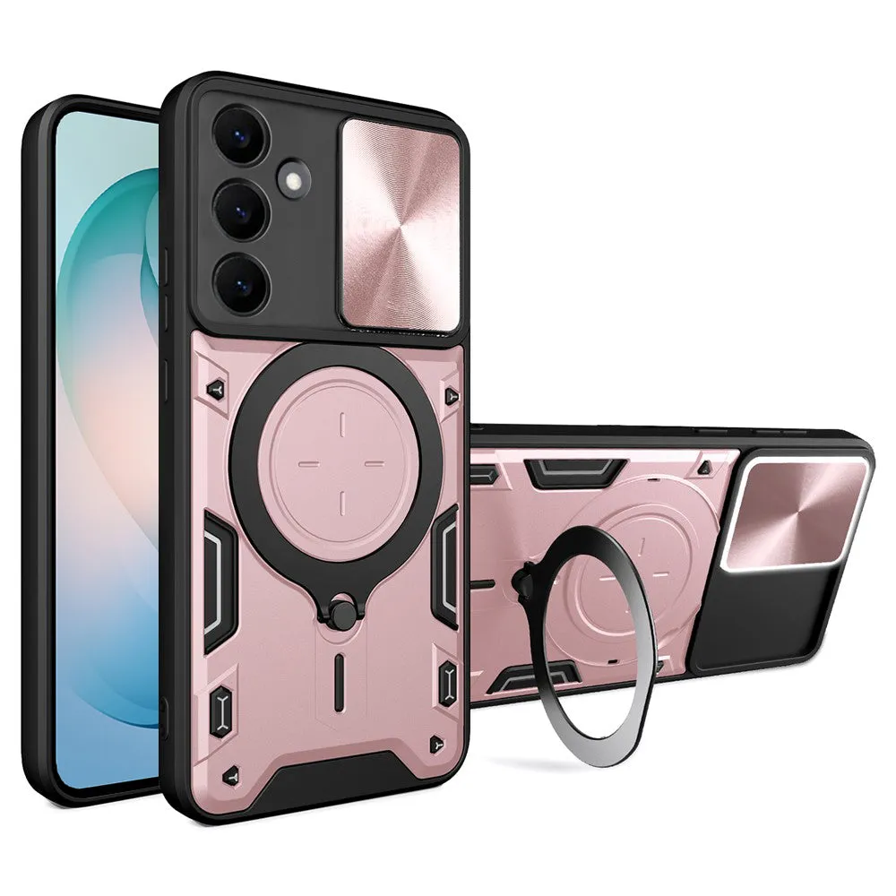 Custodia per Samsung Galaxy S26 Plus S947, Techsuit, CamGuard Pro, Rosa Oro - immagine 1