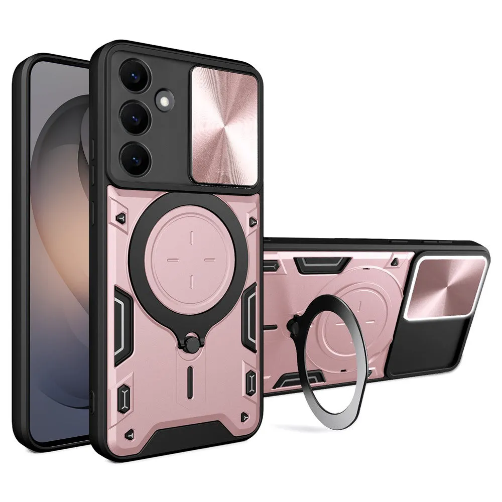 Custodia per Samsung Galaxy S26 S942, Techsuit, CamGuard Pro, Rosa Oro - immagine 1