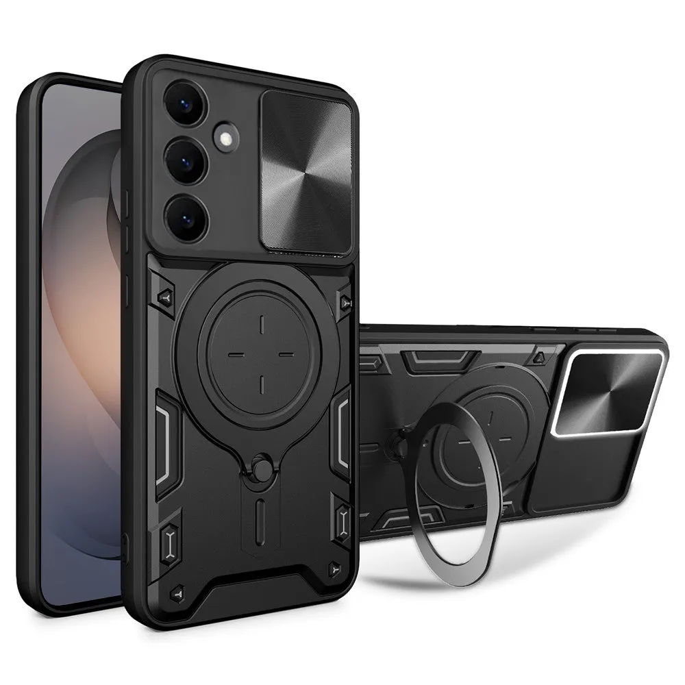 Custodia per Samsung Galaxy S26 S942, Techsuit, CamGuard Pro, Nera - immagine 1
