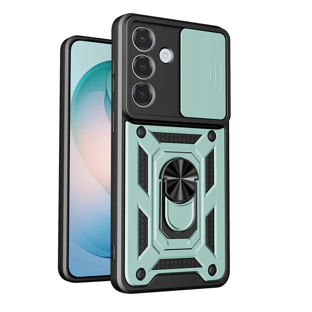 Custodia per Samsung Galaxy S26 Plus S947, Techsuit, CamShield, Verde - immagine 1