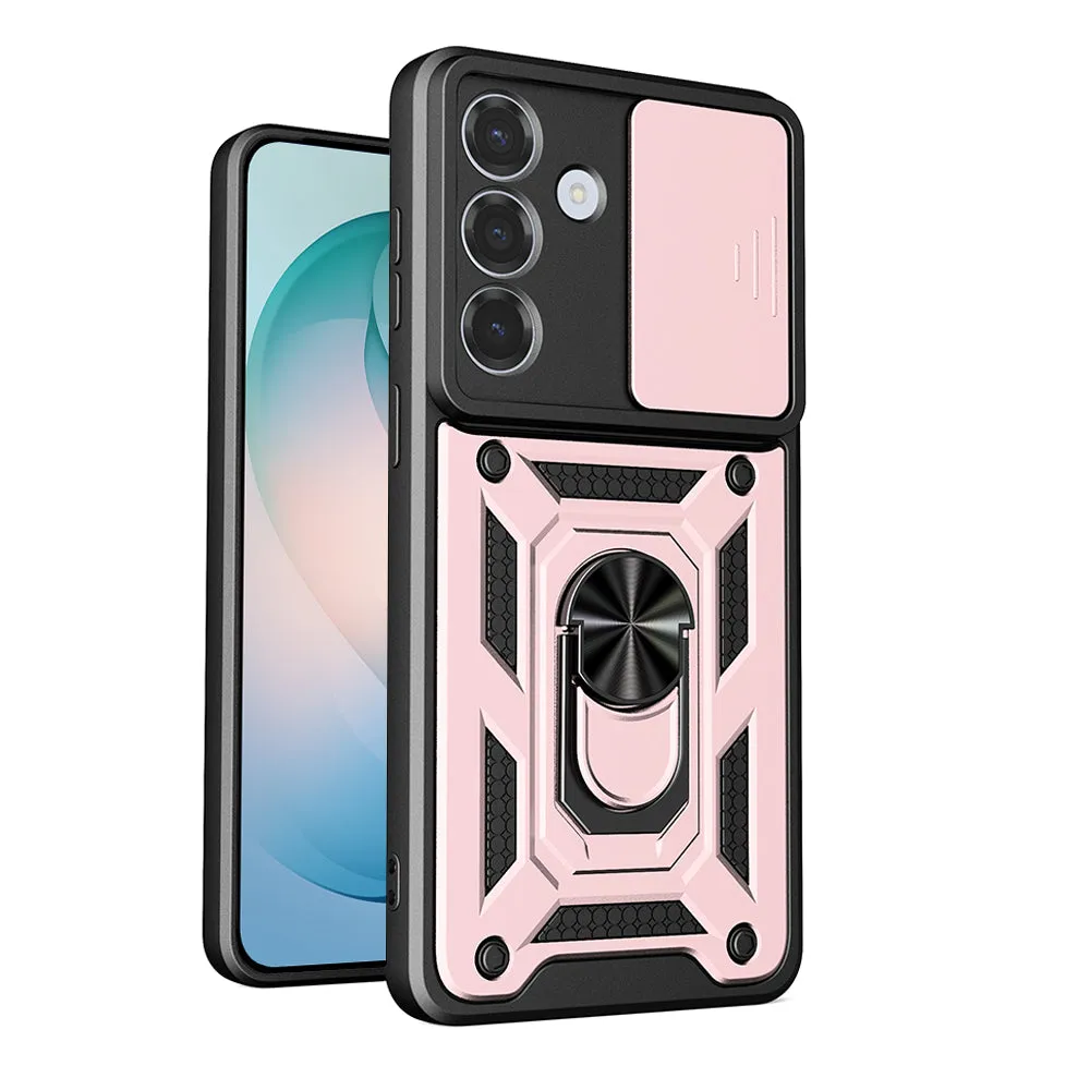 Custodia per Samsung Galaxy S26 Plus S947, Techsuit, CamShield, Rosa Oro - immagine 1