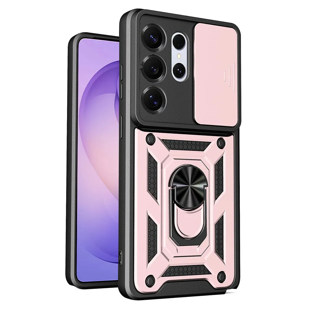 Custodia per Samsung Galaxy S26 Ultra S948, Techsuit, CamShield, Rosa Oro - immagine 1
