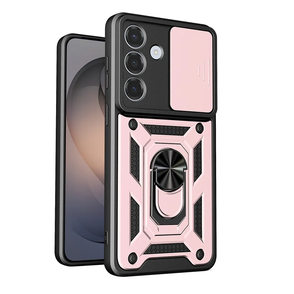 Custodia per Samsung Galaxy S26 S942, Techsuit, CamShield, Rosa Oro - immagine 1