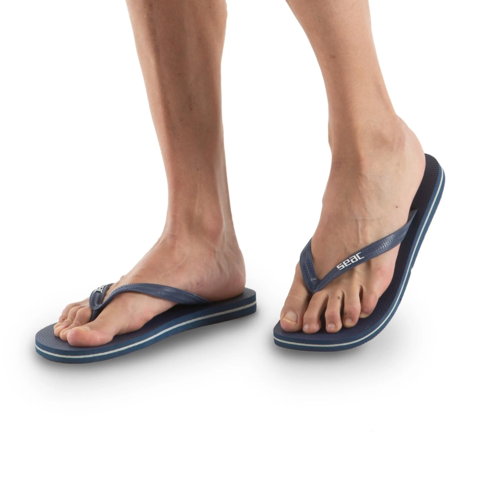 SEAC Ohau, Infradito in Gomma per Mare, Piscina, Spiaggia e Barca, Blu, 37/38 - immagine 2