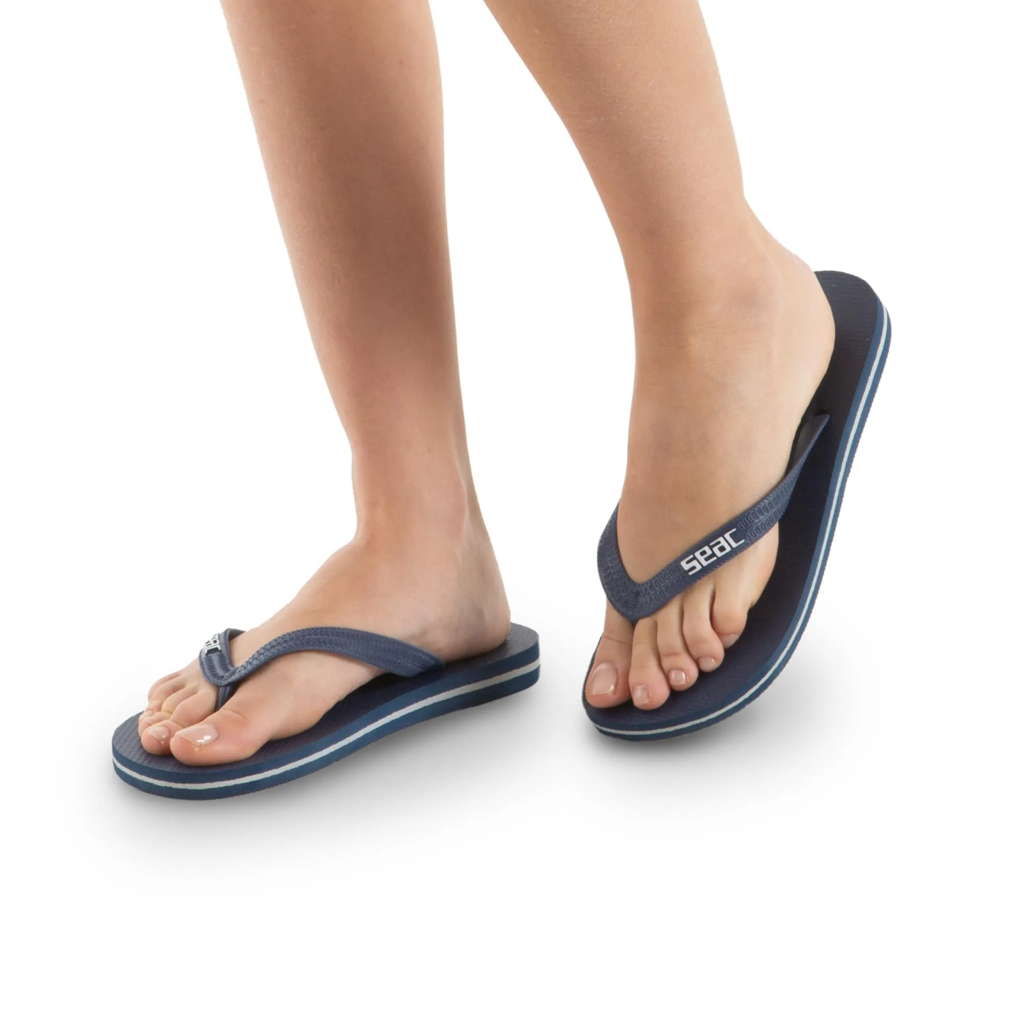 SEAC Ohau, Infradito in Gomma per Mare, Piscina, Spiaggia e Barca, Blu, 37/38 - immagine 5