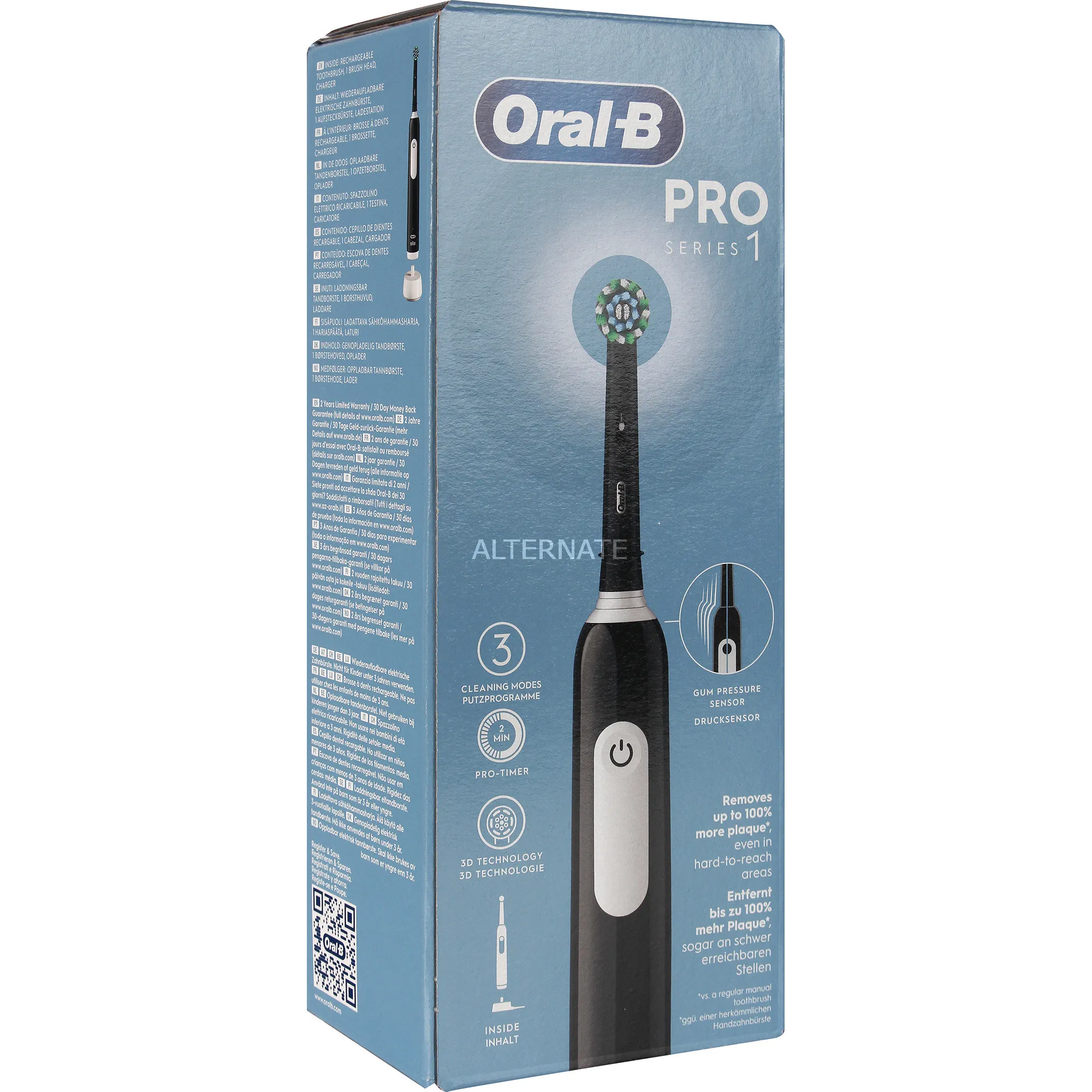 Oral-B Pro 1 Cross Action, Spazzolino da denti elettrico - immagine 1