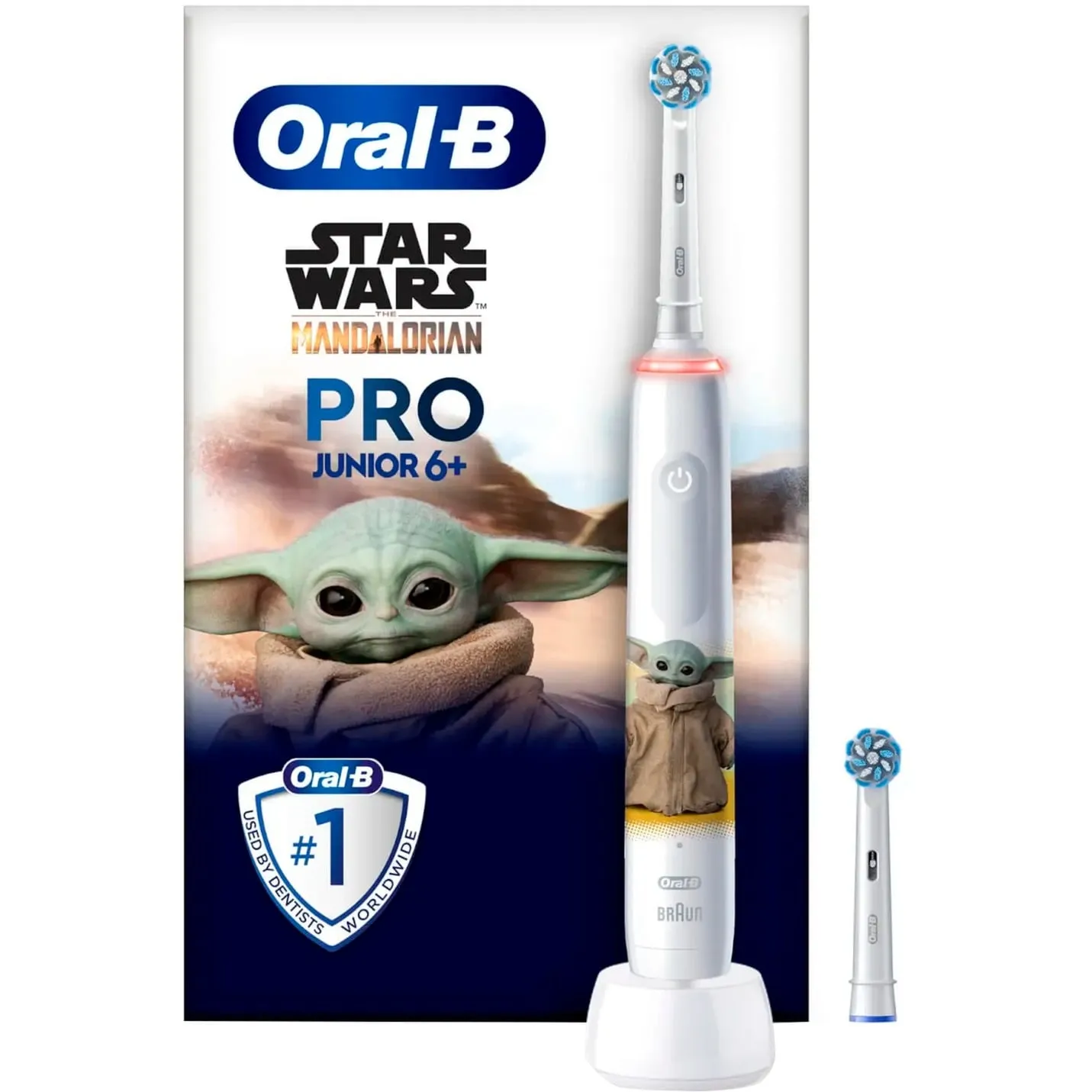 PRO 14876674 spazzolino elettrico Bambino Spazzolino rotante Multicolore, Bianco, Spazzolino da denti elettrico - immagine 1