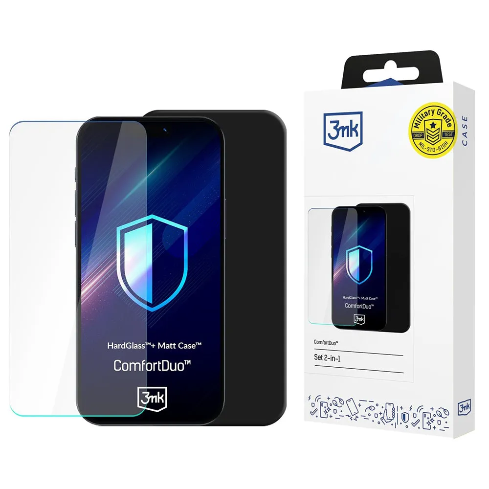Custodia per Samsung Galaxy S26 S942, 3MK, ComfortDuo, Nera - immagine 1