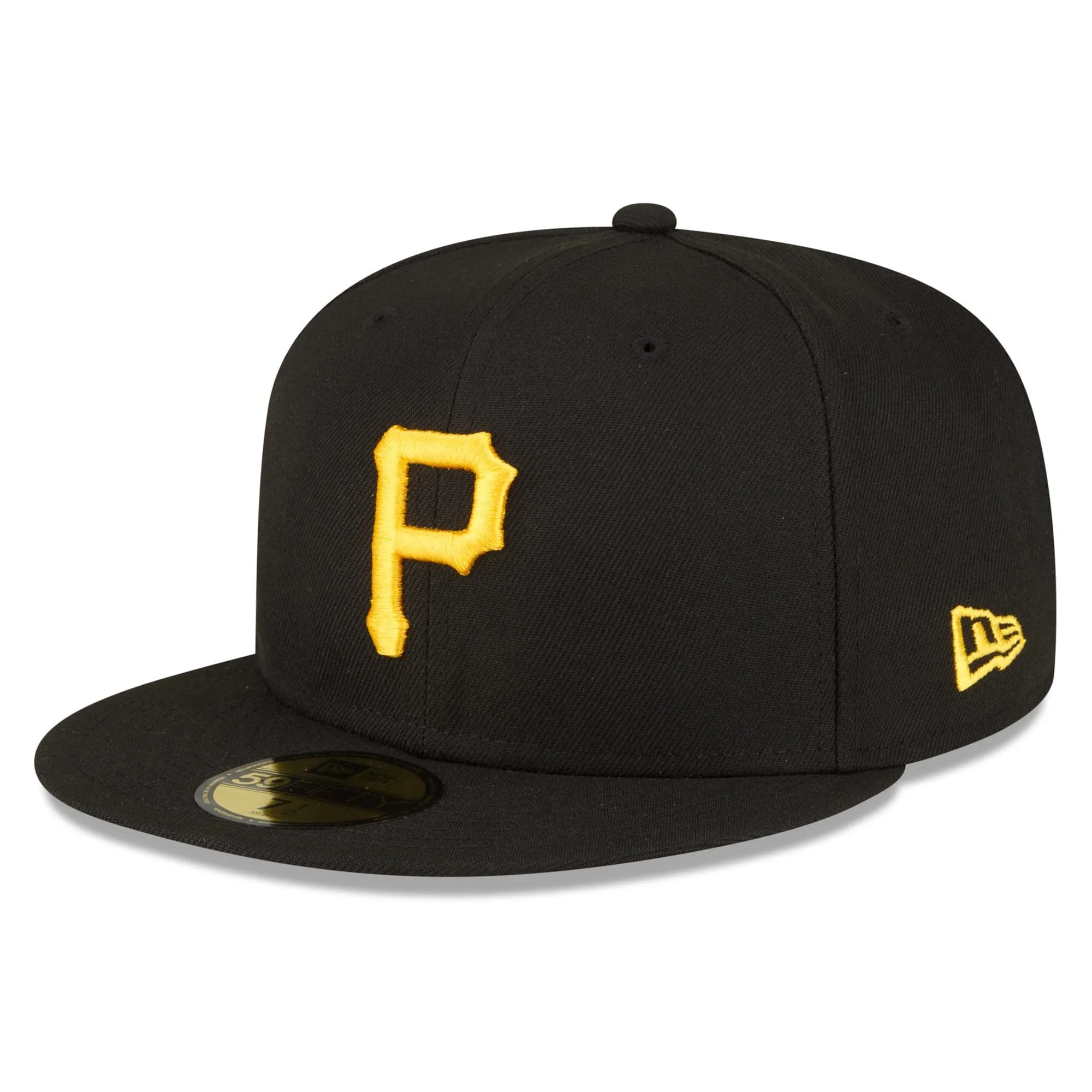 New Era MLB 59FIFTY Team Color Authentic Collection - Cappello da gioco con cappuccio da campo, Pittsburgh Pirati Nero, 7.625 - immagine 1