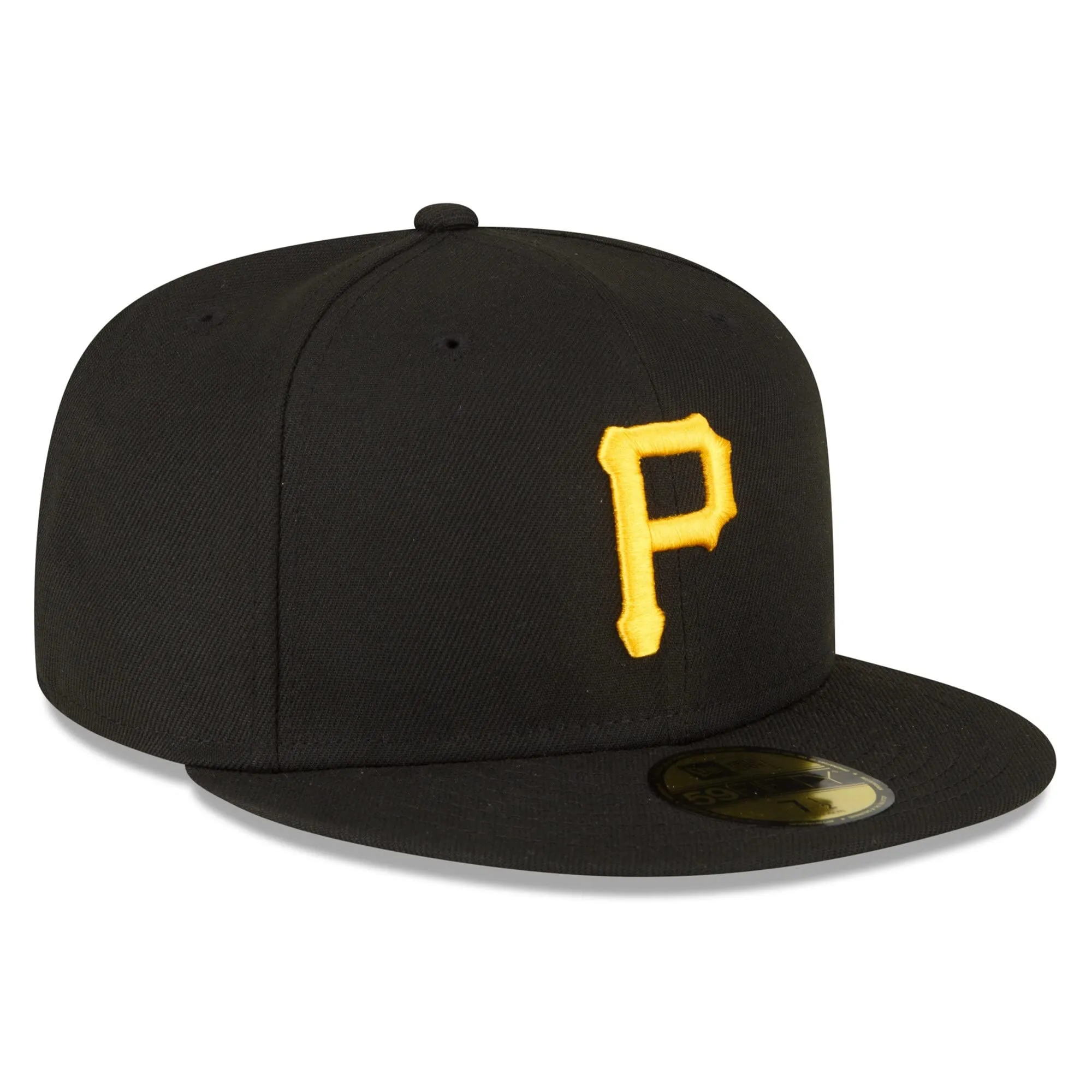 New Era MLB 59FIFTY Team Color Authentic Collection - Cappello da gioco con cappuccio da campo, Pittsburgh Pirati Nero, 7.625 - immagine 3