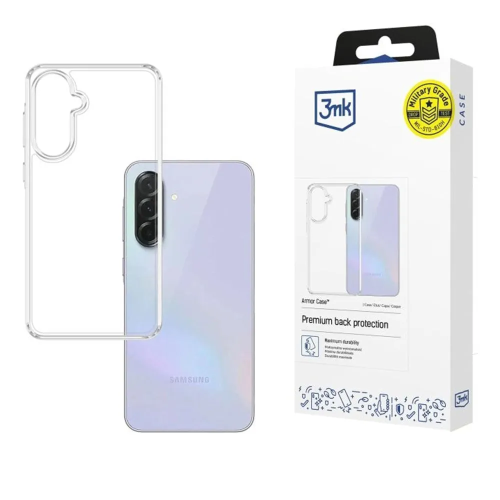 Custodia per Samsung Galaxy A37 5G, 3MK, Armor, Trasparente - immagine 1