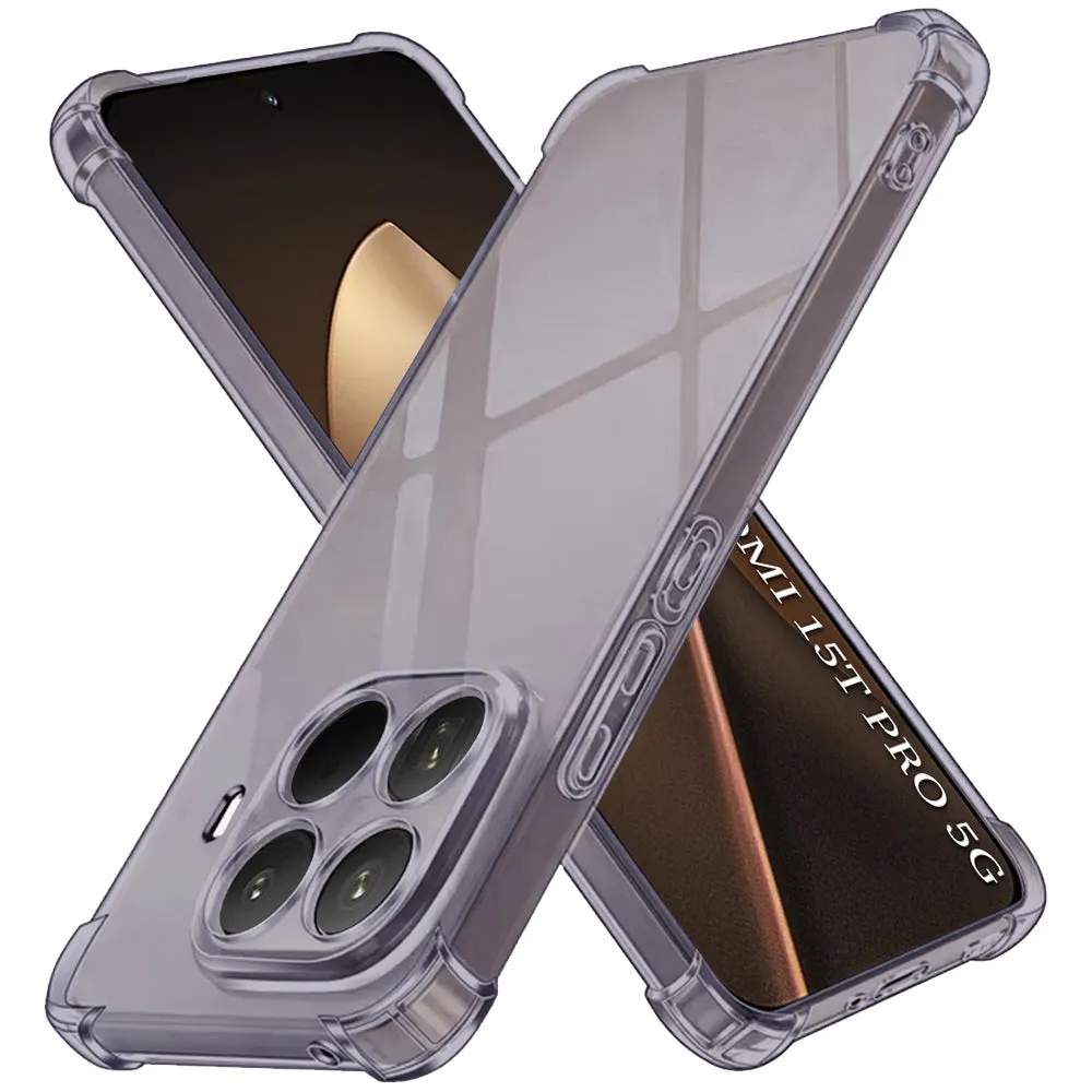 Custodia per Xiaomi 15T Pro, Techsuit, Shockproof Clear, Fumè - immagine 1
