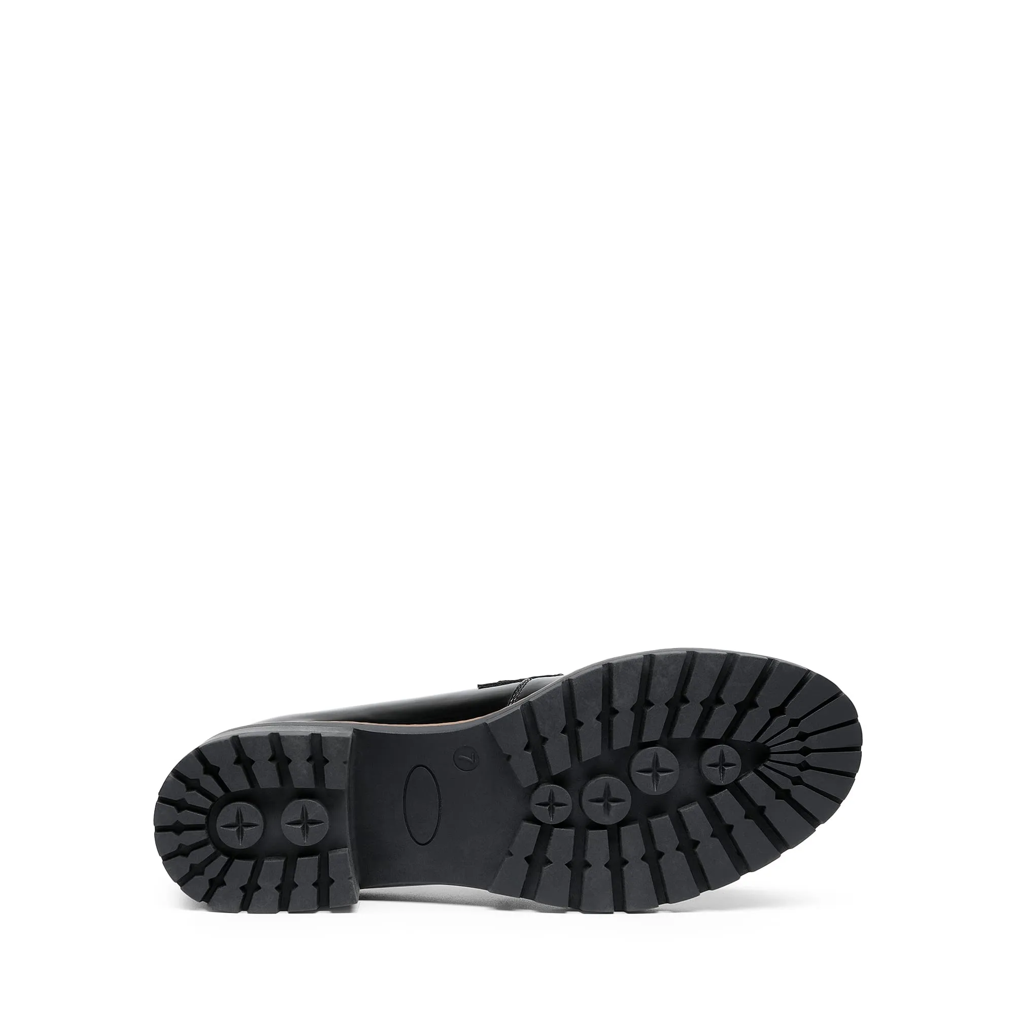 DREAM PAIRS Mocassini Donna Plateau,Nero-Pat,40.5 - immagine 7