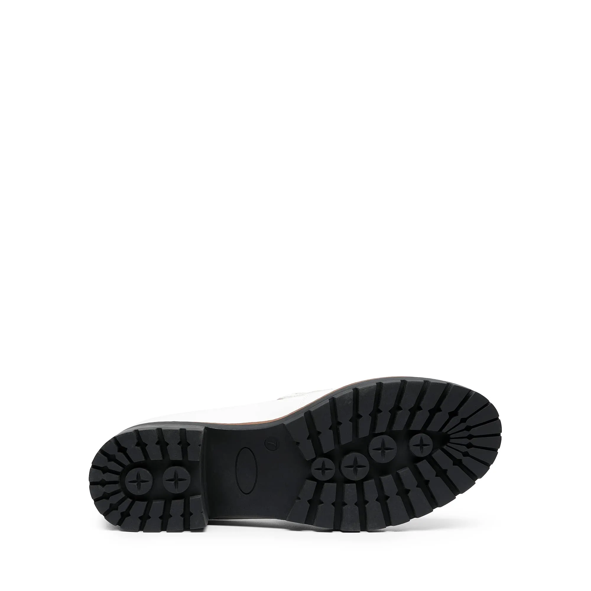 DREAM PAIRS Mocassini Donna Plateau,Bianco-Pu,41 - immagine 7