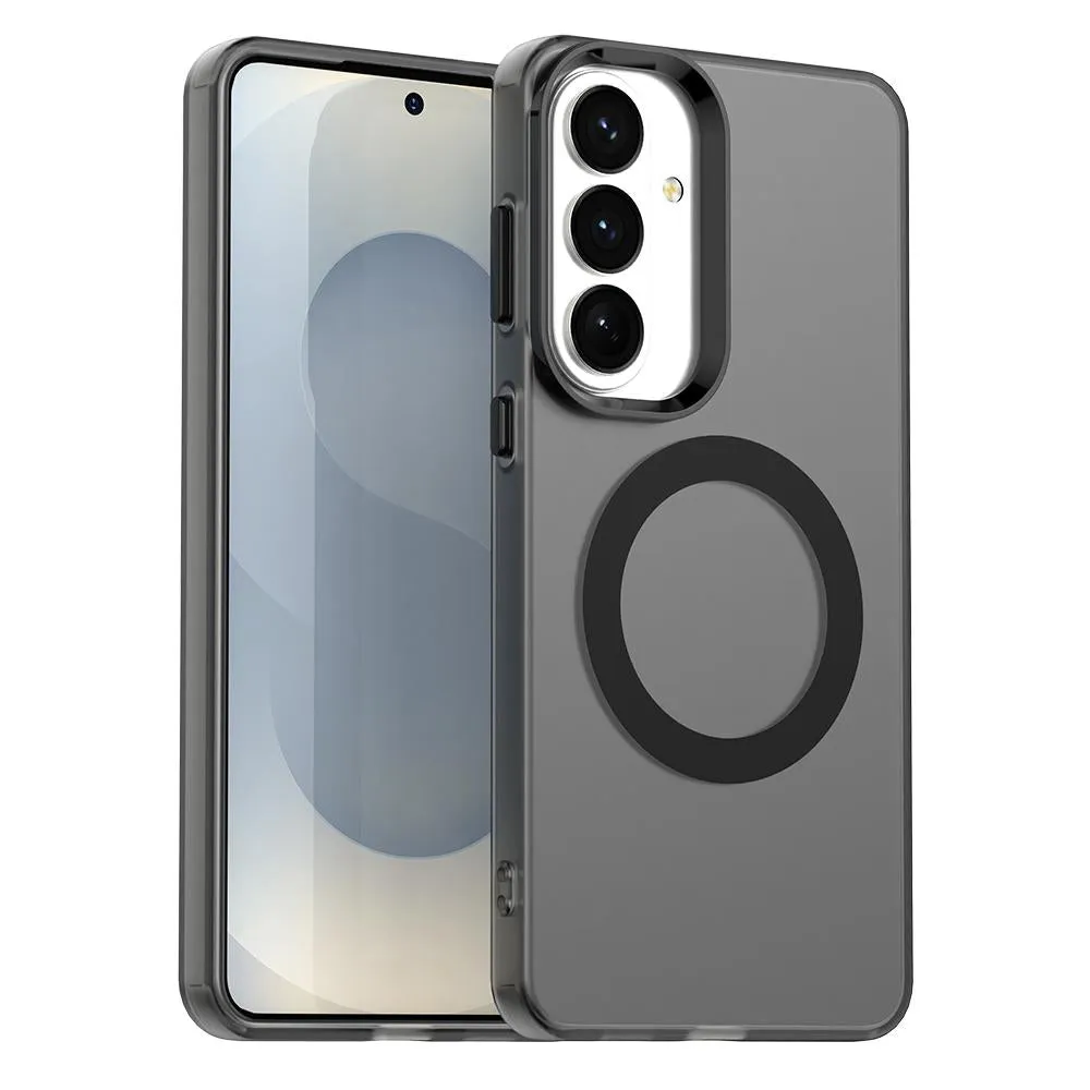Custodia MagSafe per Samsung Galaxy S26 S942, Techsuit, CandyCase, Nera - immagine 1