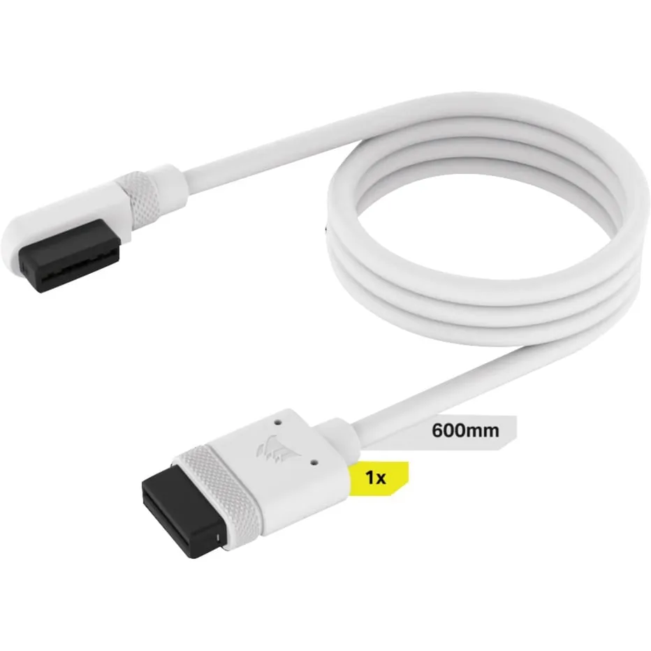 iCUE LINK Cavo slim, 600mm, angolato a 90° - immagine 1