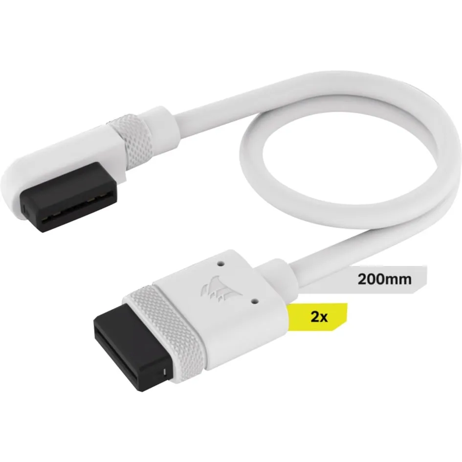 iCUE LINK Cavo slim, 200mm, angolato a 90° - immagine 1