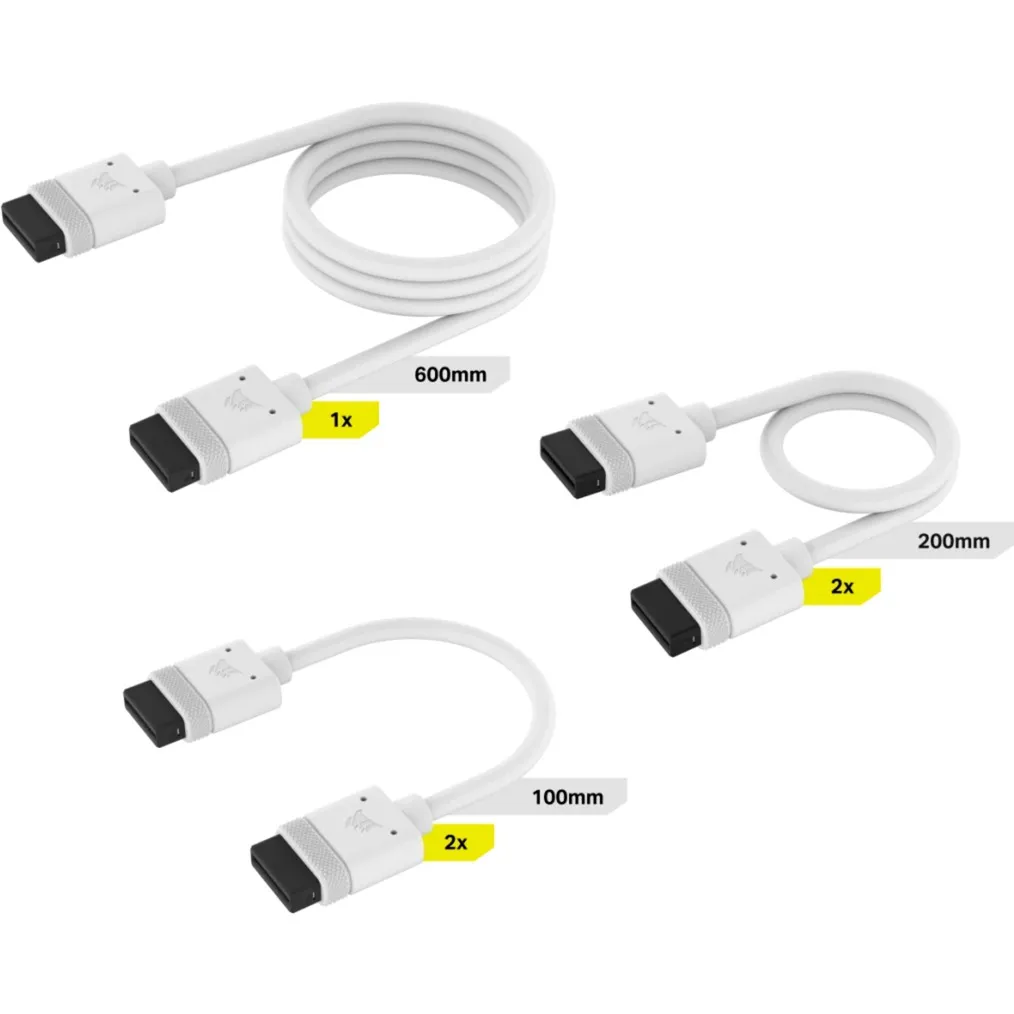Kit cavi iCUE LINK, 600 / 200 / 100mm, dritto, Cavo - immagine 1