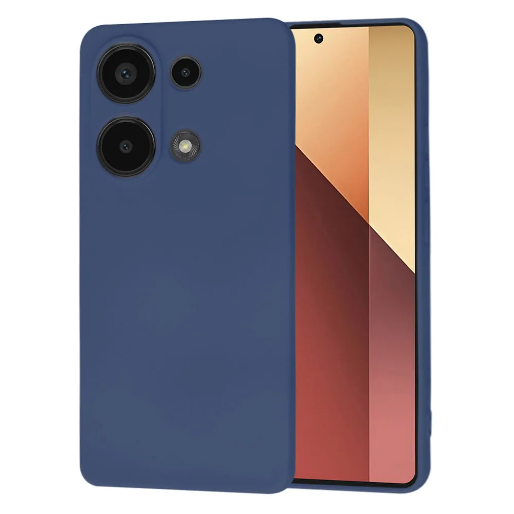 Custodia per Xiaomi Redmi Note 13 Pro 4G / Poco M6 Pro 4G, Techsuit, SoftFlex, Blu marino - immagine 1