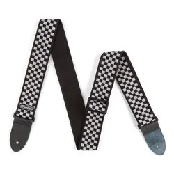 Tracolla chitarra CLASSIC B&W Check D38 31BK - immagine 1