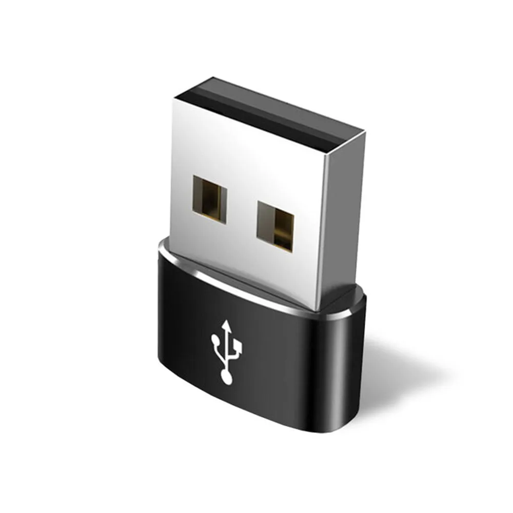 Adattatore Dati e Ricarica USB-C - USB-A Techsuit, Nero - immagine 1