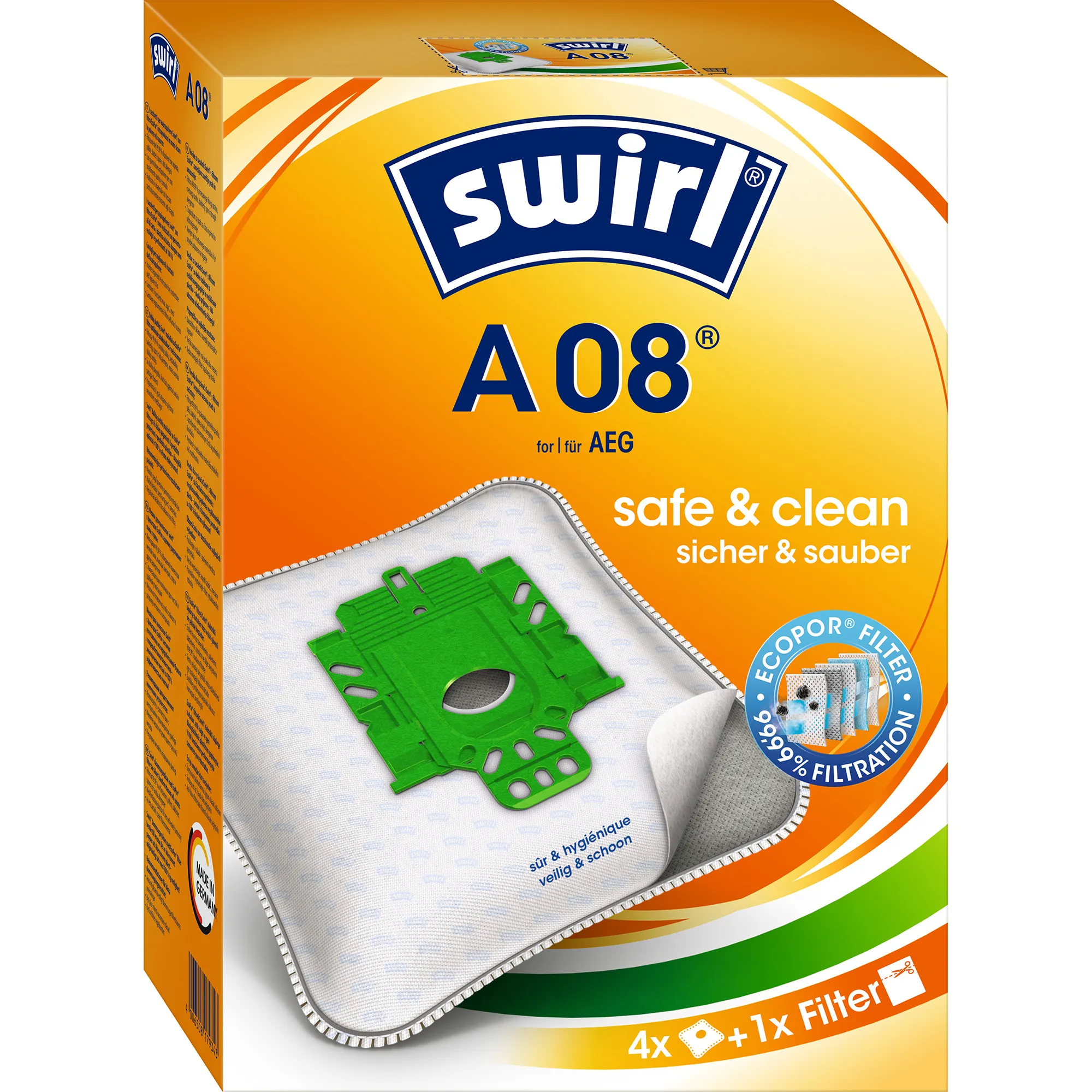Sacchetti per aspirapolvere A 08 ( A09 ) EcoPor - immagine 1