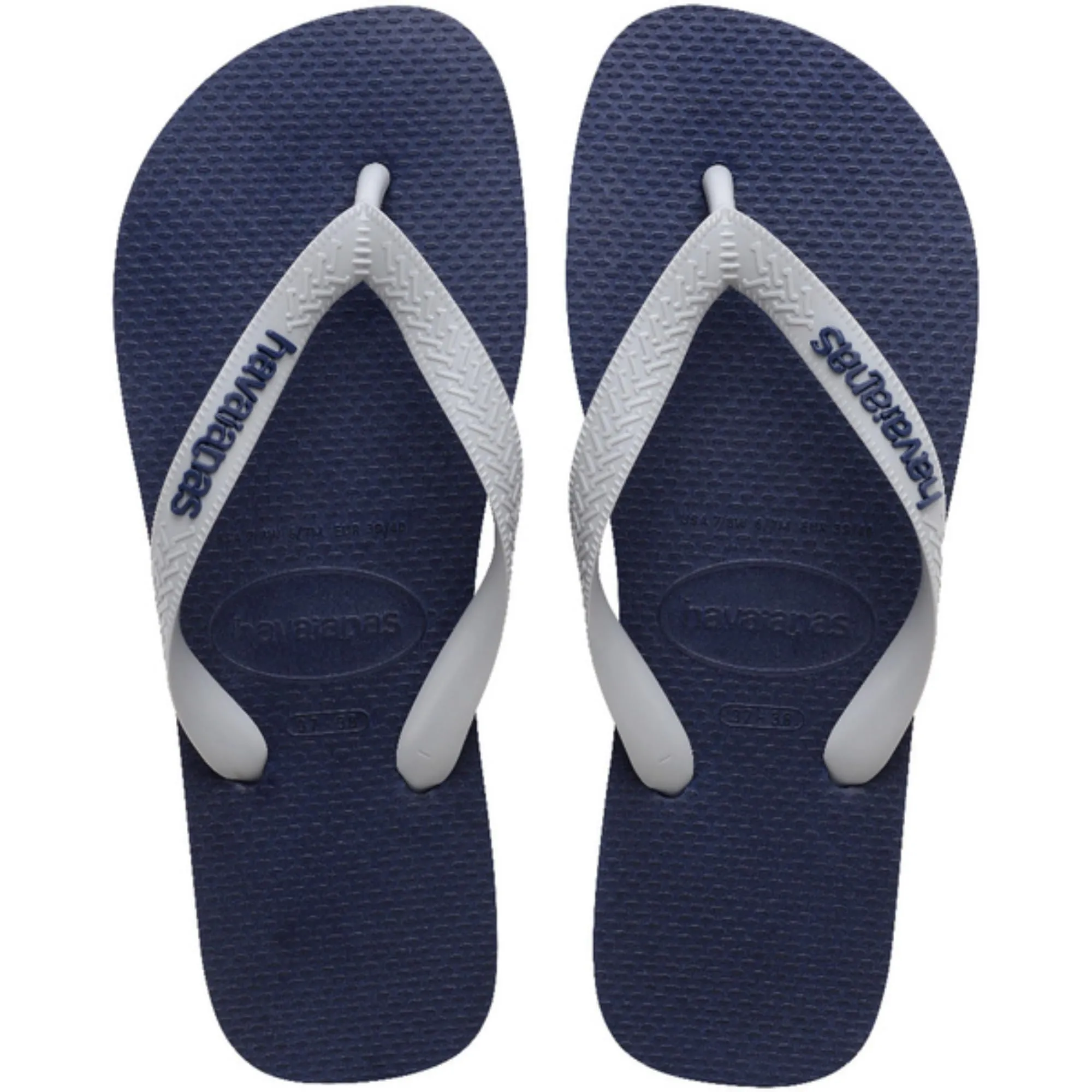 Havaianas Top Logo Pop Up Adulti Unisex Infradito Blu navy/Grigio ghiaccio 41/42 EU - immagine 1