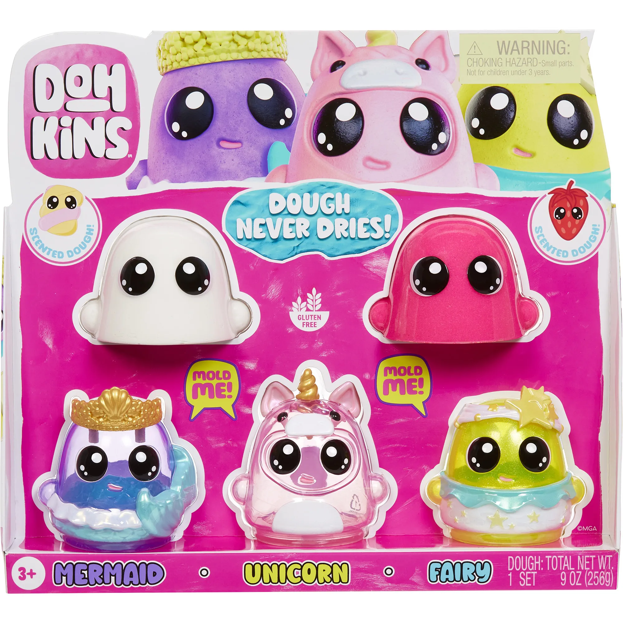 DohKins Fantasy Pack - Assortment 1 Argilla da modellazione 255 g Multicolore, Impastare - immagine 1