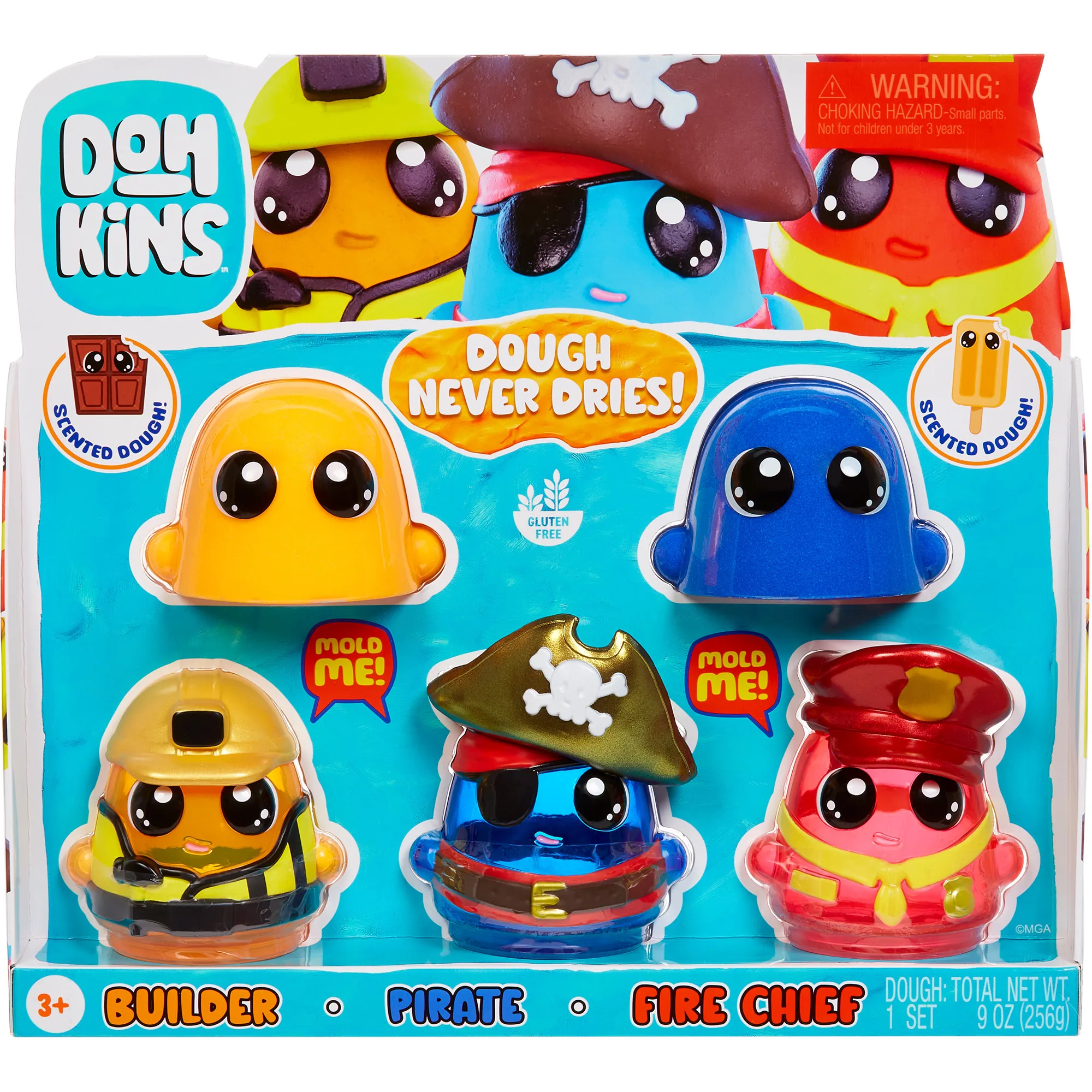 DohKins Hero Pack - Assortment 1 Argilla da modellazione 255 g Multicolore, Impastare - immagine 1