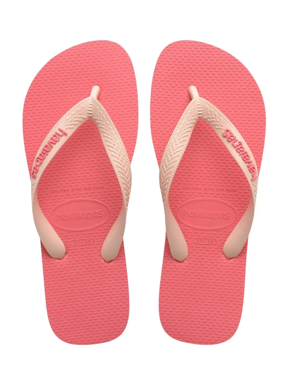 Havaianas Top Logo Pop Up Unisex - Adulto FlipFlop Pink Porcelain 41 EU - immagine 2