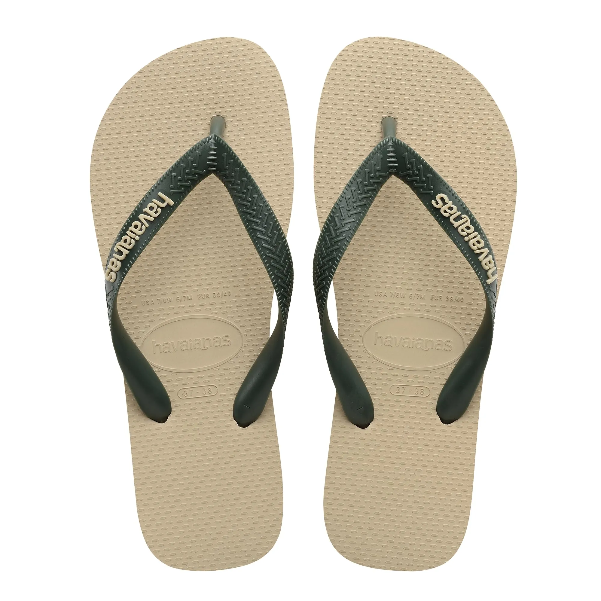 Havaianas Top Logo Pop Up Unisex - Adulto FlipFlop Sand Grey 41 EU - immagine 1