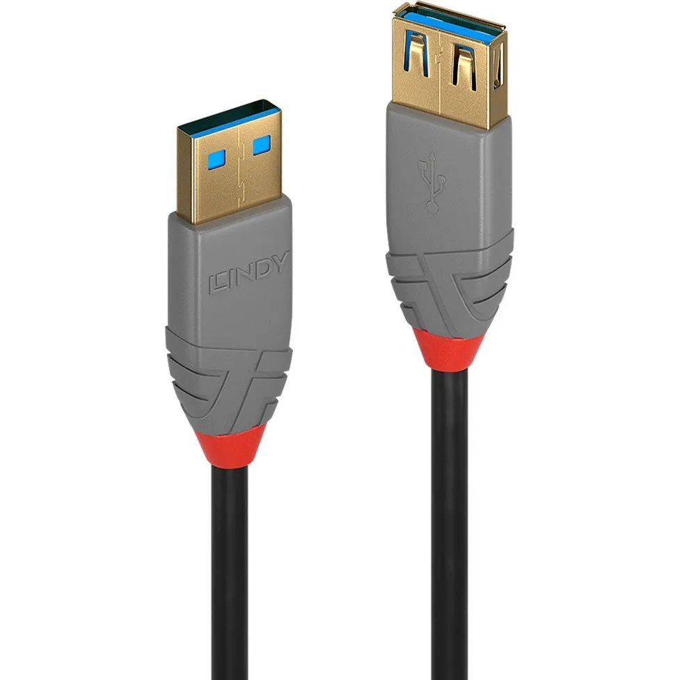 36763 cavo USB USB 3.2 Gen 1 (3.1 Gen 1) 3 m USB A 5 Gbit/s Nero, Cavo di prolunga - immagine 1