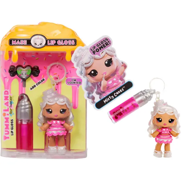 Yummiland Lip Gloss Doll Sour Sweeties - Misty Cakes, Bambola - immagine 1