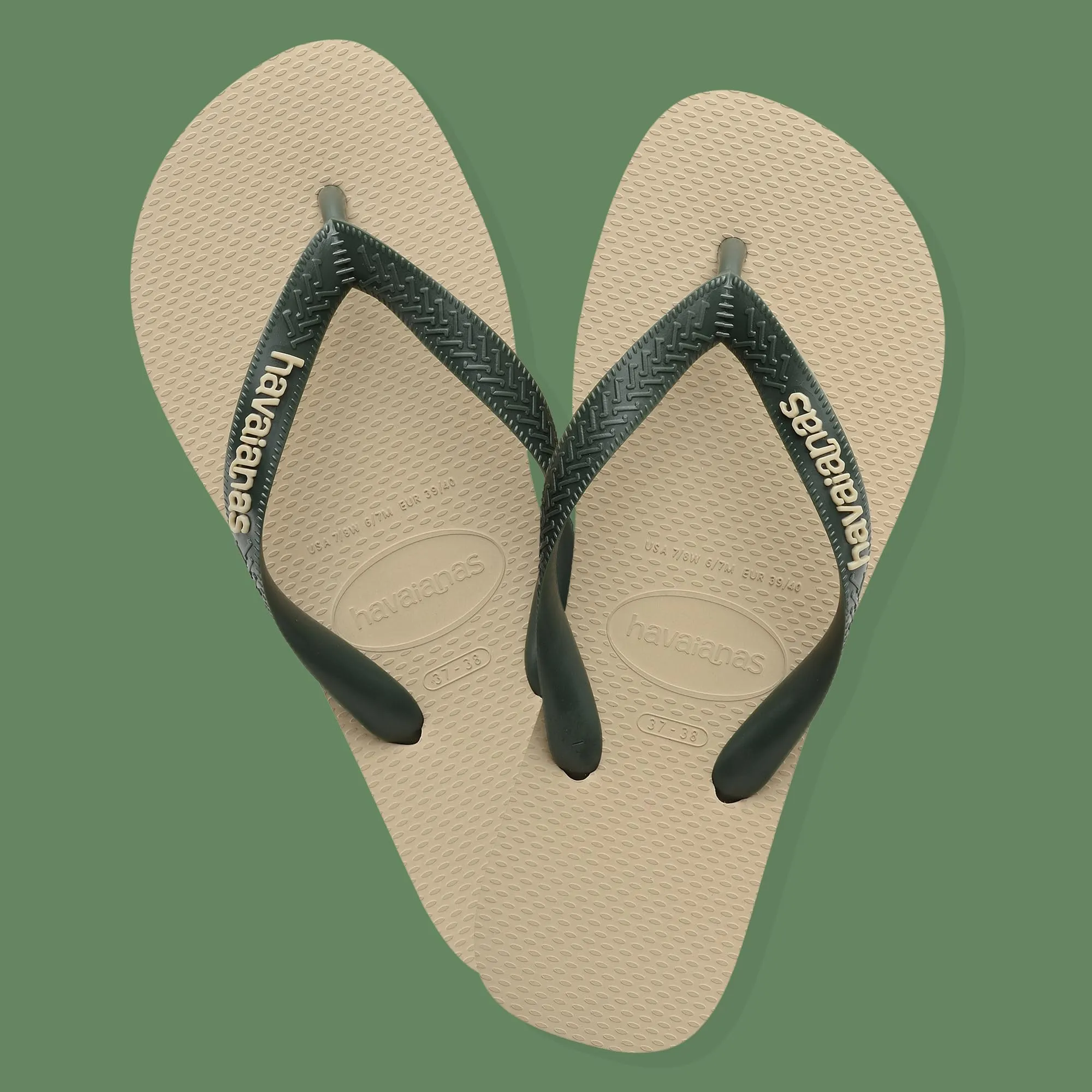 Havaianas Top Logo Pop Up Unisex - Adulto FlipFlop Sand Grey 33 EU - immagine 2