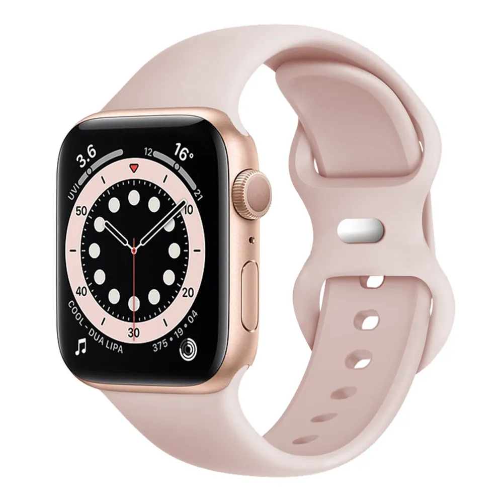 Cinturino Techsuit W031 per Apple Watch 42mm / 41mm / 40mm / 38mm Series, Rosa Pallido - immagine 1