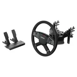 Volante e pedaliera simulatore guida R5 Track Driving Bundle Black RS071 - immagine 1