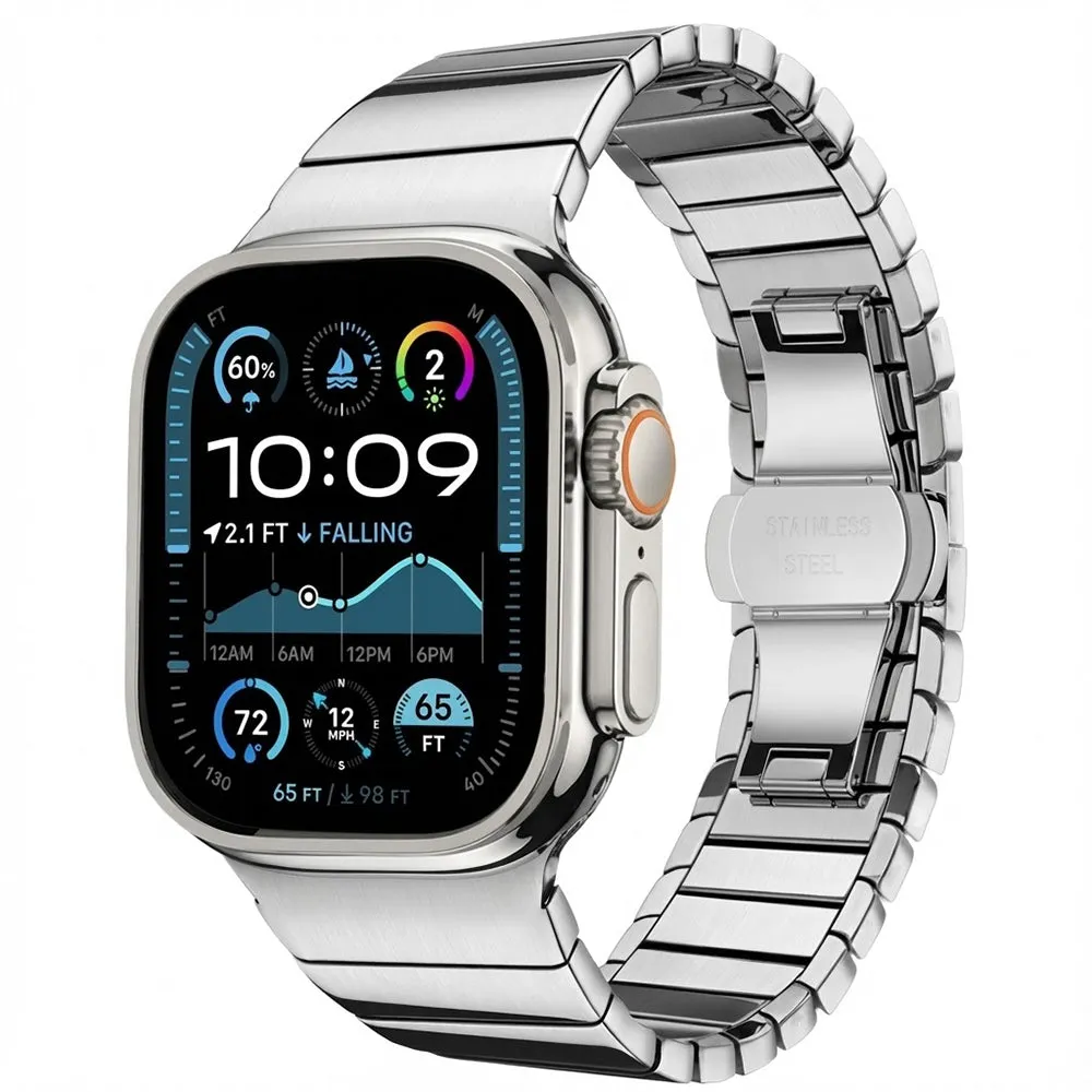 Cinturino Techsuit W012 per Apple Watch 49mm / 46mm / 45mm / 44mm / 42mm Series, Argento - immagine 1