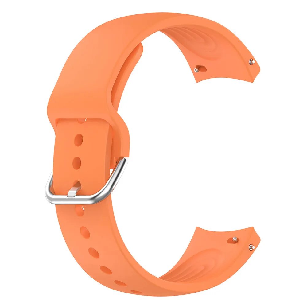 Cinturino Techsuit W003 per Huawei Watch / Xiaomi Watch Series, 22mm, Arancione - immagine 1