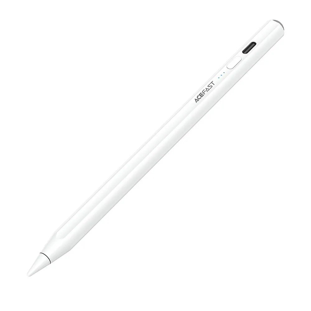 Touch Pen Acefast V2 per Apple iPad, Versione Attiva, Bianco - immagine 1